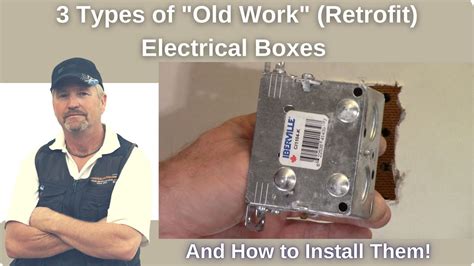 how to rework electrical from junction box|old work box wiring.